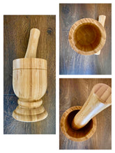 Load image into Gallery viewer, Pilon et Mortier en Bois