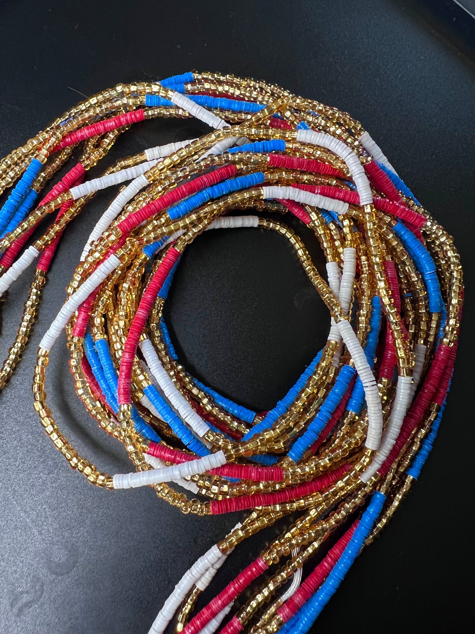 Ghana Wholesale Waist Beads Assorted African Waist Beads Tie On Up